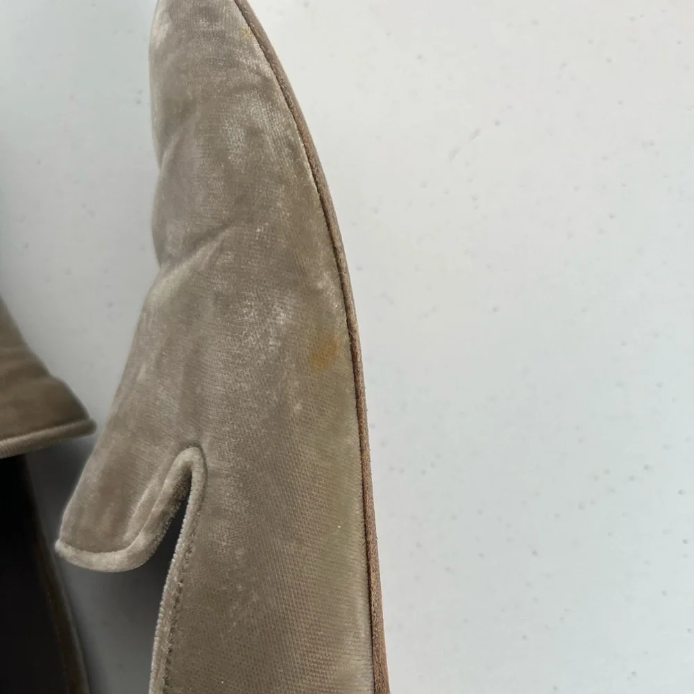 Vince Bray Crushed Velvet Loafer Flats